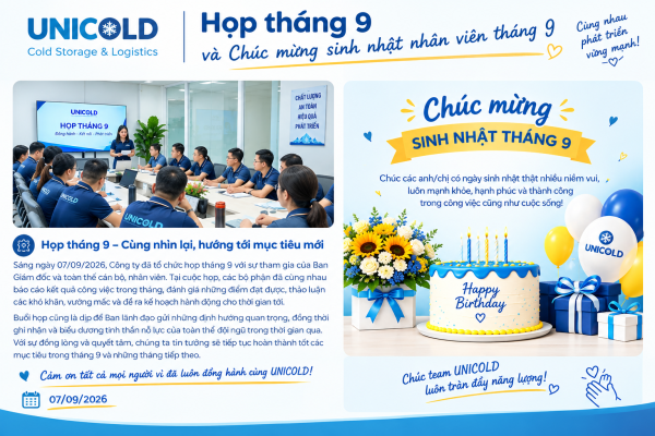 HỌP ĐẦU THÁNG 09/2026 & CHÚC MỪNG SN THÀNH VIÊN THÁNG 09